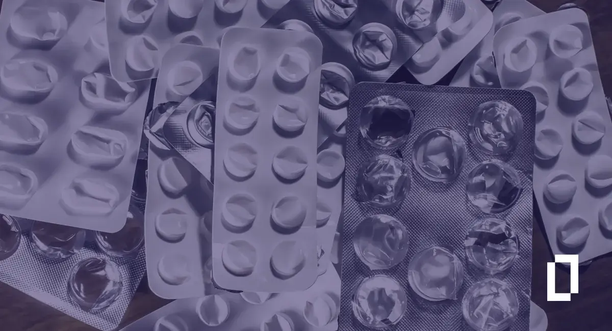 PAS 2090 pharmaceutical product carbon footprint: empty foil blister packs of tablets